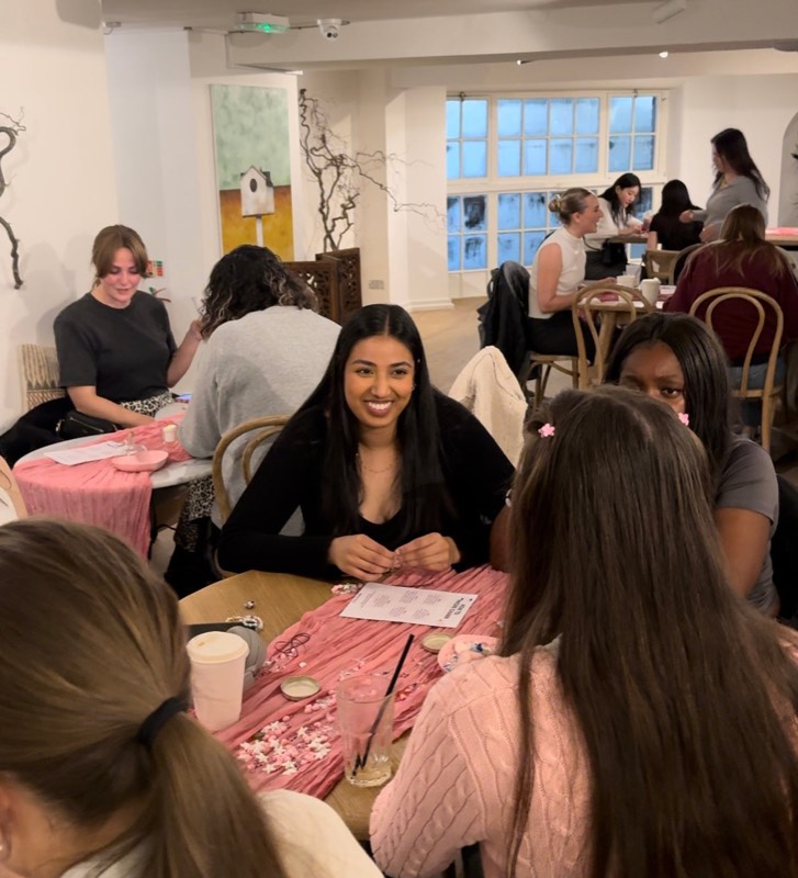 A Girls On The Go crafts evening in full swing