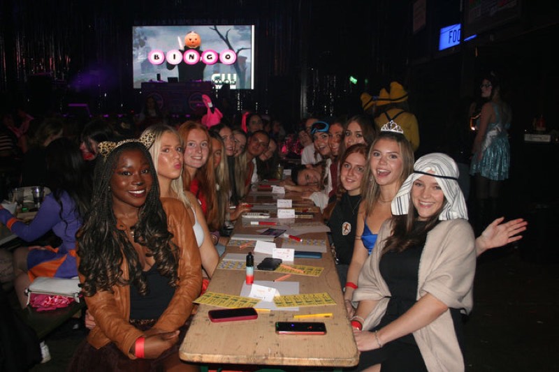 Bingo night at Girls On The Go